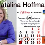 Catalina Hoffman …sabe emprender. en Mallorca el 21 F.